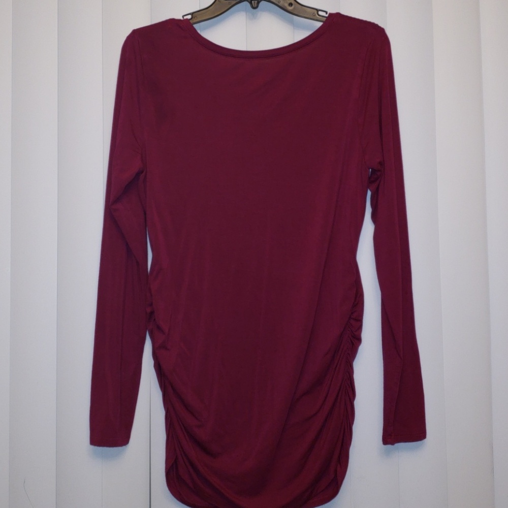 Side Ruched maternity t-shirt - Picture 4 of 4
